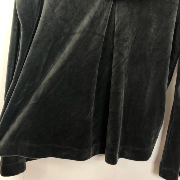 Boutique LaJu Los Angeles Gray Velour Track Suit Pullover Hoodie S - Picture 10 of 10